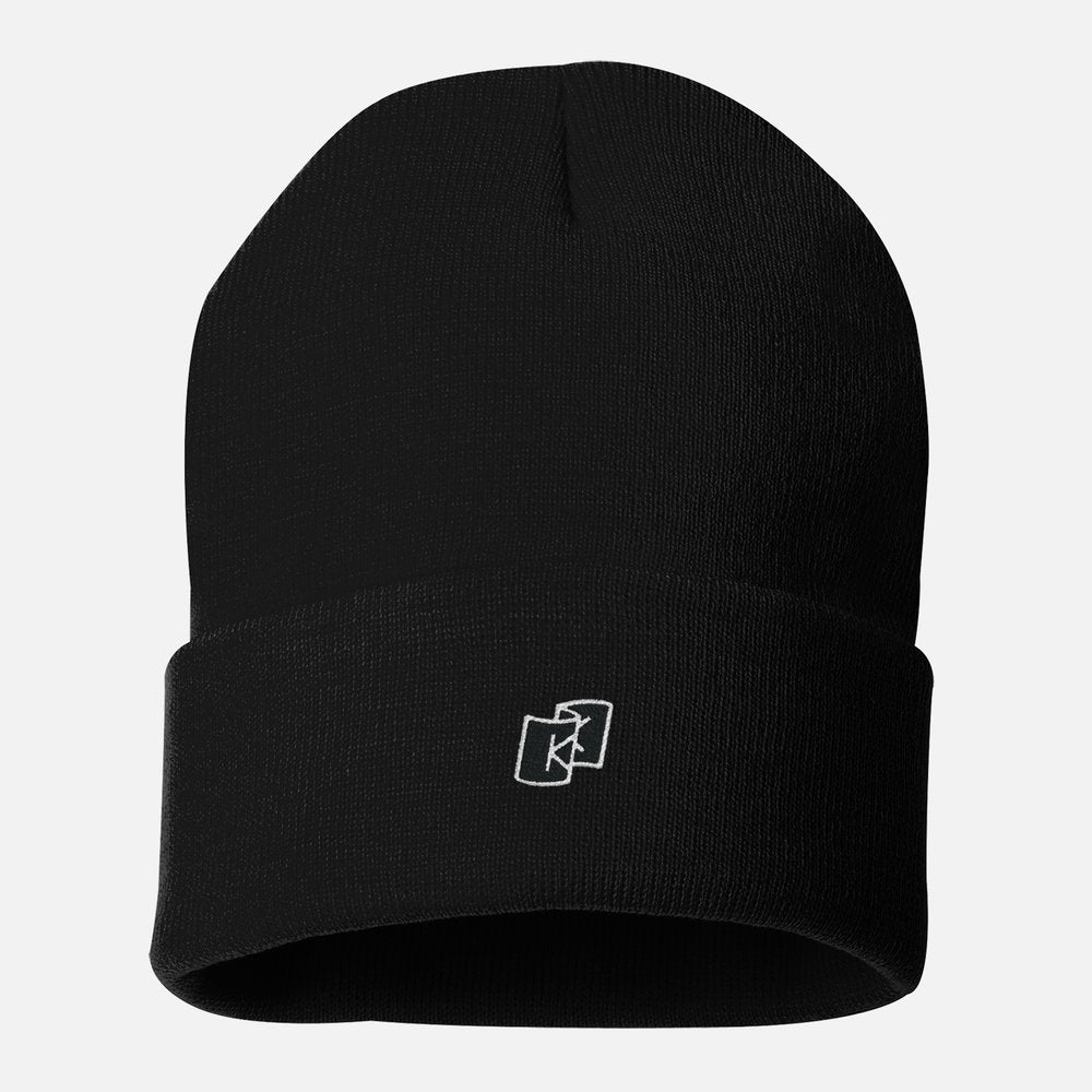 #KKM - MONEYSTYLE TOQUE - LOGO B&W - BLACK